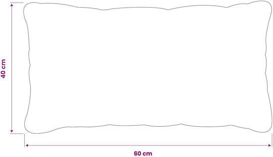 vidaXL Sofa-Kissen Heerlen Hellgrau 40x60cm