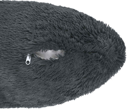 vidaXL Sofa-Kissen Heerlen Fleece Anthrazit 40x70cm