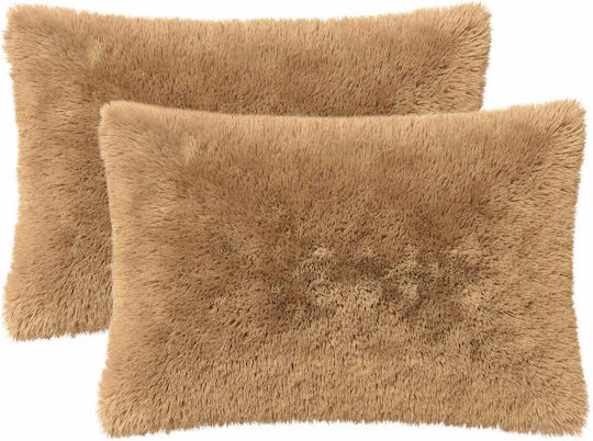 vidaXL Perna De Canapea Heerlen Fleece Taupe 50x80 Cm