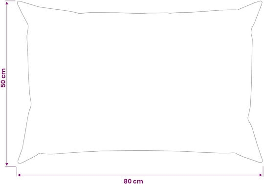 vidaXL Perna De Canapea Heerlen Fleece Taupe 50x80 Cm