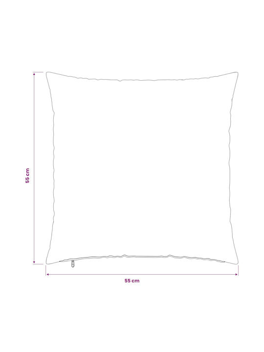 vidaXL Μαξιλάρι Καναπέ Heerlen Ανθρακί 55x55εκ.
