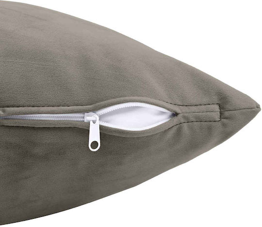 vidaXL Sofa Cushion Heerlen Velvet Light Grey 50x50cm