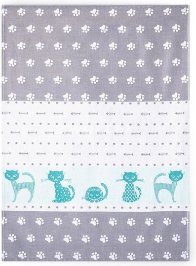 Zwoltex Prosop De Bucătărie Din 100% Bumbac În Culoare Gri 50x70cm