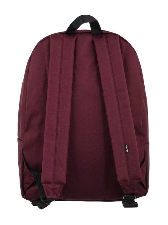Vans Old Skool Schulranzen Rucksack für Junior High-High School Burgundisch Vans Old Skool Schulranzen Rucksack für Junior High-High School Burgundisch
