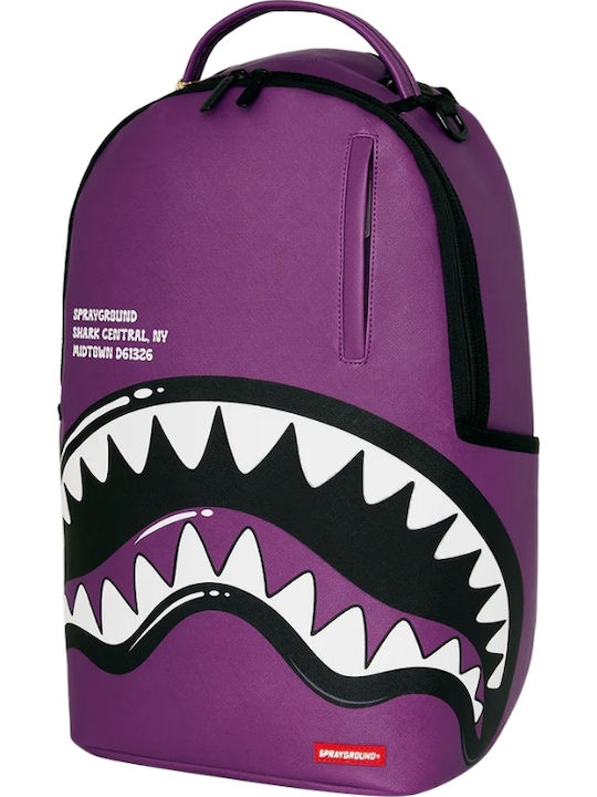Sprayground Σχολική Τσάντα Πλάτης Γυμνασίου - Λυκείου Shark Central Bubbly 22lt 29.21 x 15.24 x 45.72εκ