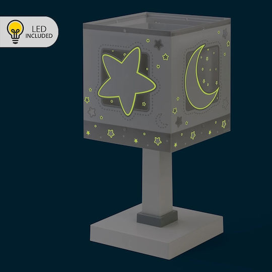 Ango Led Παιδικό Φωτιστικό Γραφείου Moonlight Γκρι