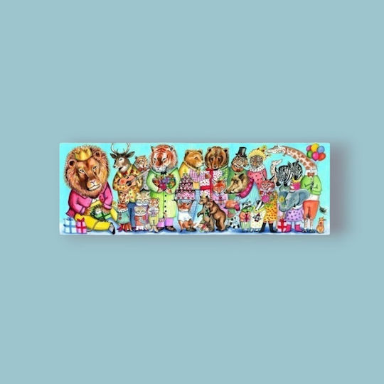 Kinderpuzzle King's Party Horizontal 97*33 5+ 100 Teile