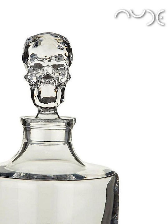 Кристална Карафа за Уиски с Капачка Розова 1250ml