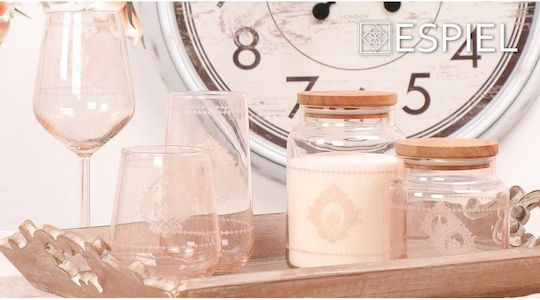 Espiel Helen General Use Jar with Lid Glass Transparent 890ml