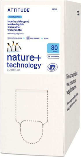 Attitude Little Ones Detergent Lichid pentru Rufe 2lt (80 Măsuri)