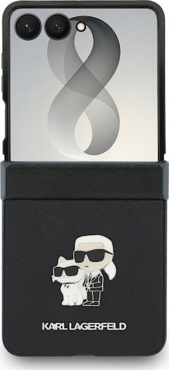 Karl Lagerfeld Buchen Sie Kunststoff / Silikon Handyhülle Schwarz für iPhone 17 Pro Galaxy Z Flip