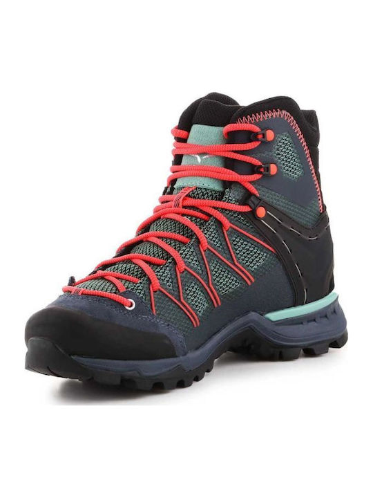 Salewa MTN Trainer Lite Mid GTX Women's Hiking Waterproof Boots with Gore-Tex Membrane Green