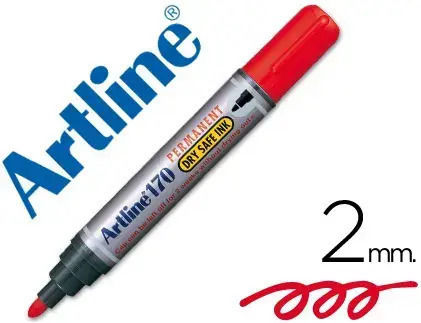 Artline Marker Permanent Roșu