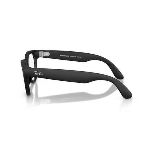 Ray Ban Meta (Gen 2) Headliner Filtru de lumină albastru-violet transparent Ochelari inteligenți Negru Mat
