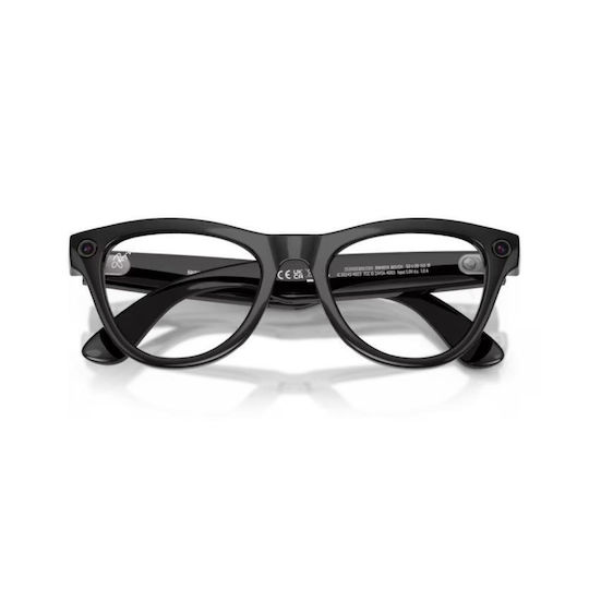 Ray-Ban Meta Skyler Gen 2 Lucios Rw4014 601/ch 52-20 Ochelari Inteligenți Wi-fi 6 Bluetooth High Bridge Fit Cameră Înregistrare Video Asistent Vocal 32gb Flash Lentile Transition Transparent Violet Negru