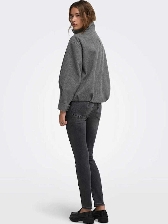 Only Damen Jacken Dunkelgrau Melange