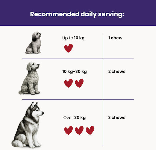 Lovira Hundeergänzungsmittel & Vitamine Leckerbissen für Gelenke 180gr
