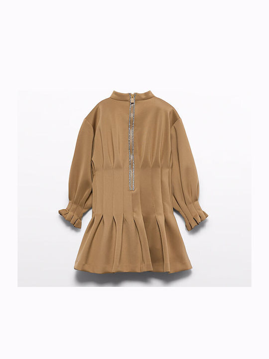 Rochie pentru fete Camel