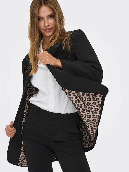 Only Damen Blazer Schwarz