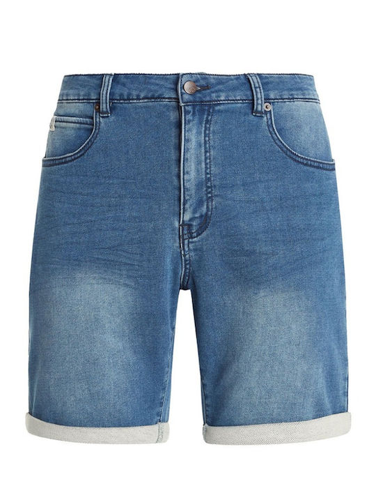 Herren Shorts Faded Denim