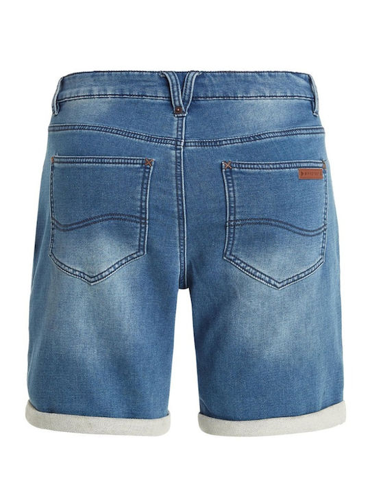 Herren Shorts Faded Denim