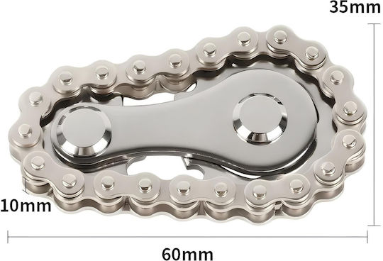 Cub Fidget Metalic Argintiu