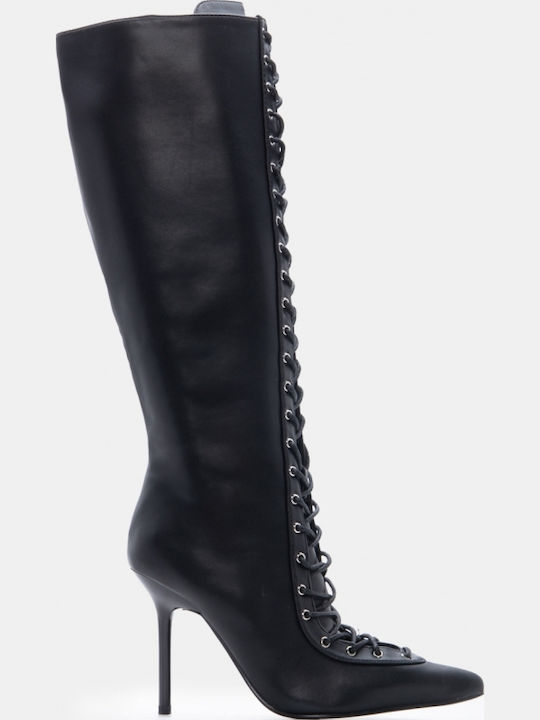 Women's Boots with High Heel Black