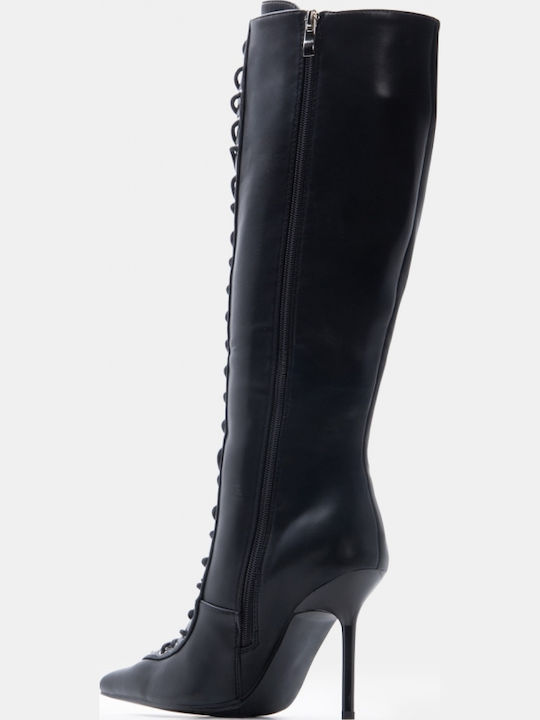 Women's Boots with High Heel Black
