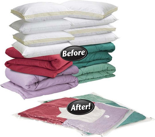 Plastic Storage Bag for Clothes / Blanket/Duvet Air-Tight and Vacuum 80x130cm