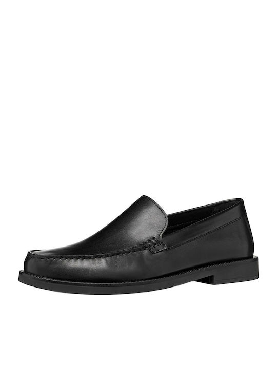Recanati Leder Herren Mokassins in Schwarz Farbe