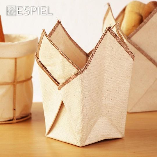 Espiel Ψωμιέρα Υφασμάτινη Μπεζ 10cm