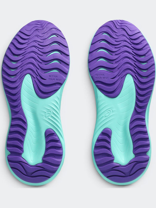 Gel-Noosa Kids Sports Shoes Running with Hook & Loop Closure Green