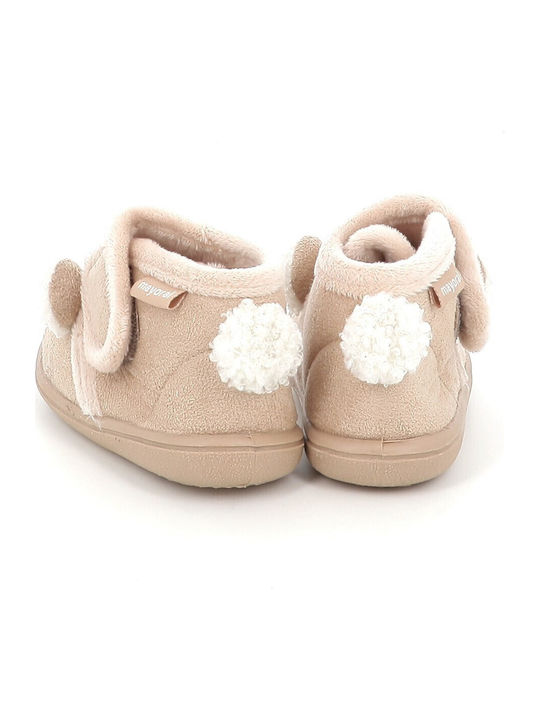 Anatomische Kinderhausschuhe Beige