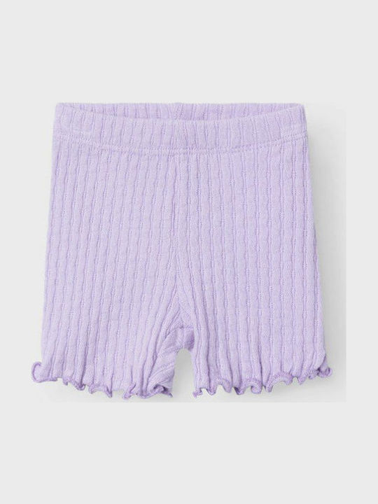 Kinder Shorts & Bermudas Stoff Flieder