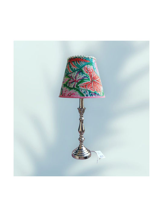 Lămpi De Masă Pentru Dulie E27 Cu Pălărie Violet Și Bază