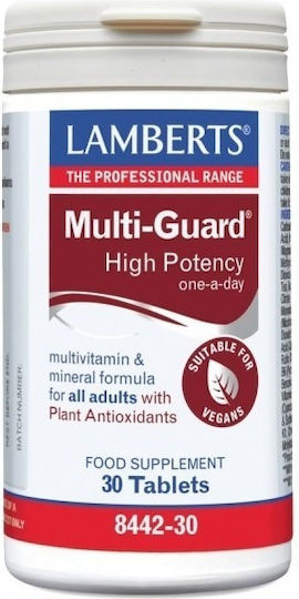 Lamberts Multi Guard High Potency Мултивитамин 30 Таблетки