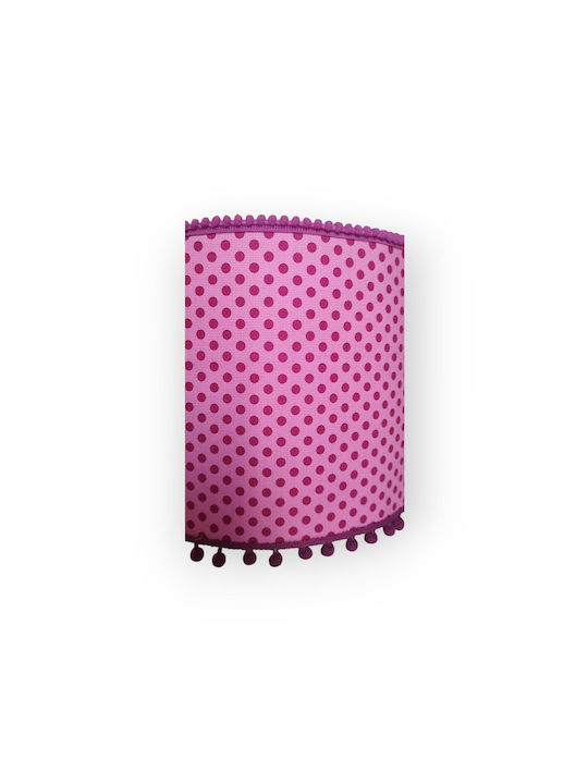 Fuchsia Dots Floor Lamp With E27 Lamp Bulb Base Fuchsia Dots Floor Lamp With E27 Lamp Bulb Base