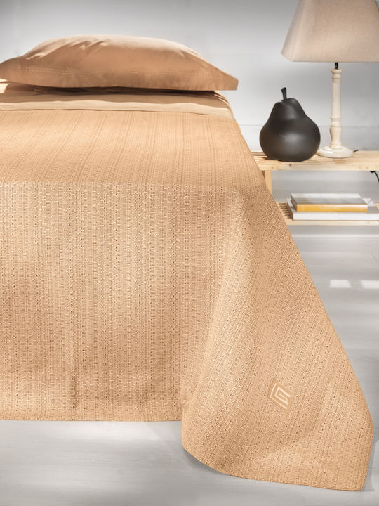 Guy Laroche Pietra Double Blanket 240x250cm Orange
