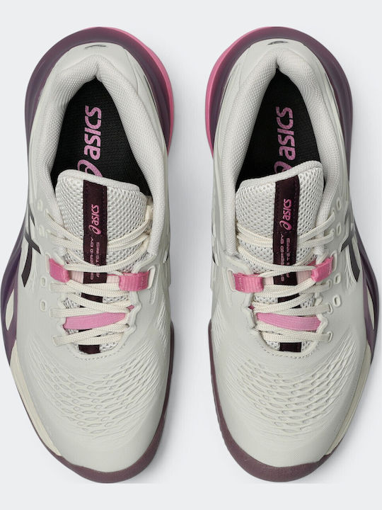 ASICS Gel-Resolution X Women's Tennis Shoes for Clay Courts Grey