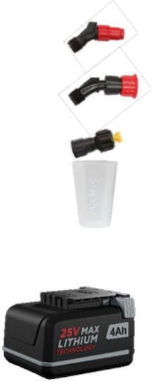 Gruposanz Pegasus Drucksprüher Propiéseως 25V mit Batterie 4Ah 4bar