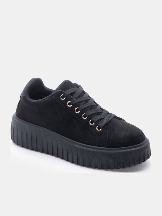 Adidași Flatforms Pentru Femei Negri