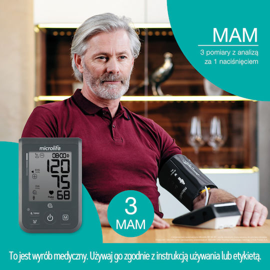 Automatic Blood Pressure Monitor Microlife Bp B4 Bluetooth