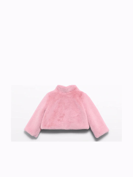 Kinderjacken & Winterjacken  Kurze Rosa Pelze