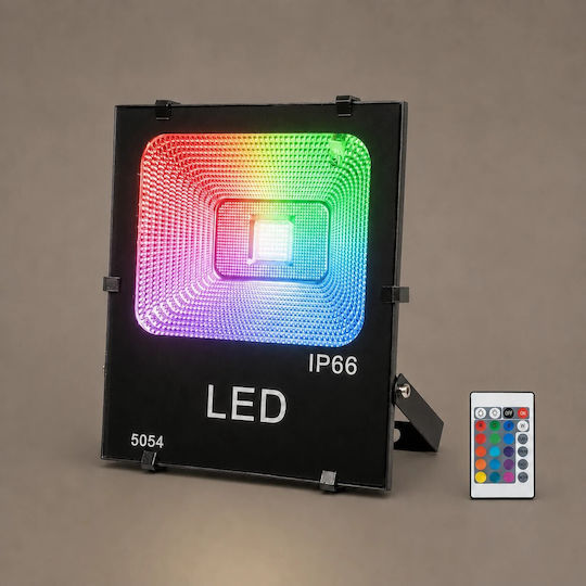 GloboStar Wasserdicht LED Flutlicht 50W RGB mit Fernbedienung IP65