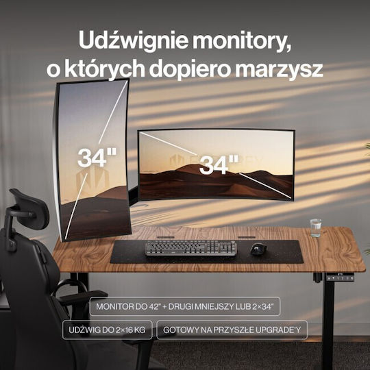 Endorfy Atlas GS Pro Стойка за бюро за 2 монитора с рамо