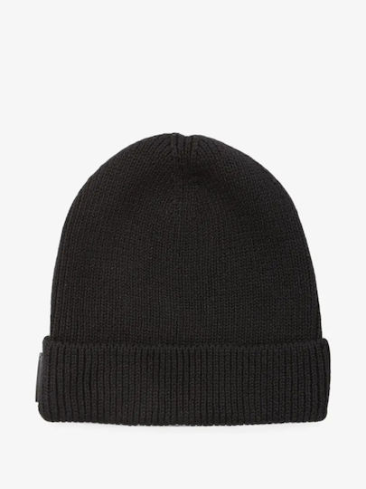 Beanie Unisex Strickmütze in Schwarz