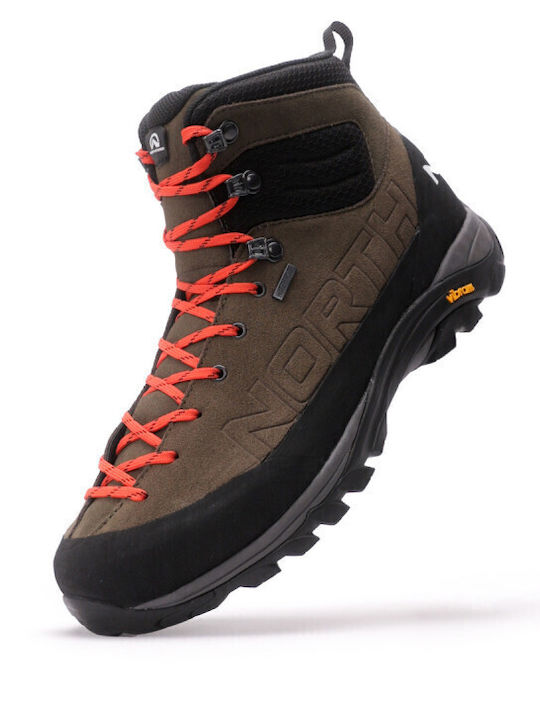 Northfinder Men's Hiking Waterproof Green Boots