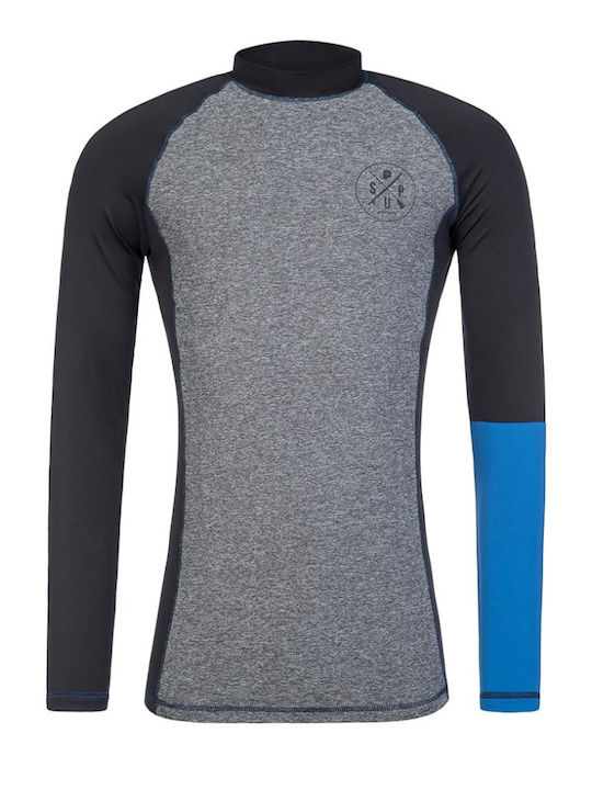Protest Rashguard Männer Langärmeliges Sonnenschutzshirt Grau