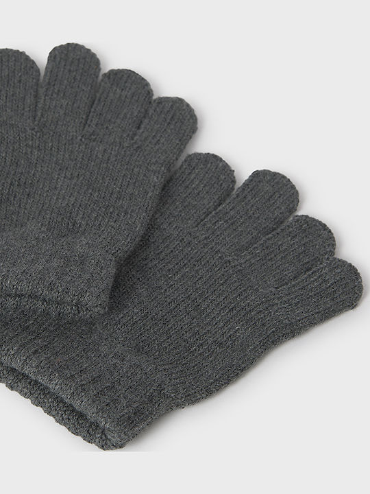 Kinderhandschuhe Gestrickt Grau