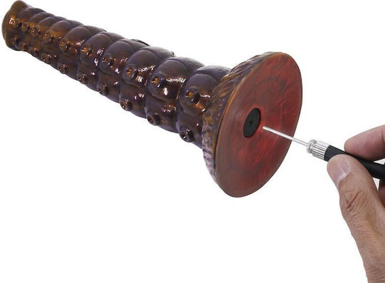 Power Monsters Inflatable Dildo With Suction Cup Purple